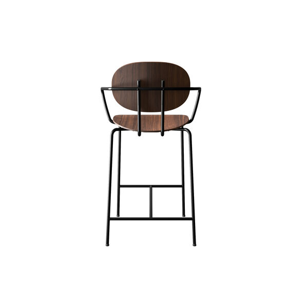 PIET HEIN Counter Chair with Arms, oiled walnut, Sibast Furniture