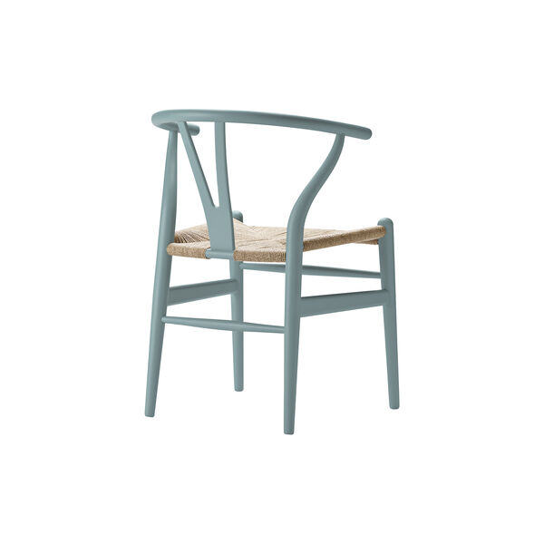 CH24 Wish Bone Chair, soft pewter, Carl Hansen & Søn