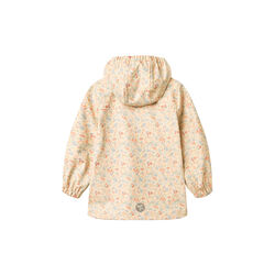 Rainwear Ollo Jacket, flowers and seashells, Wheat
