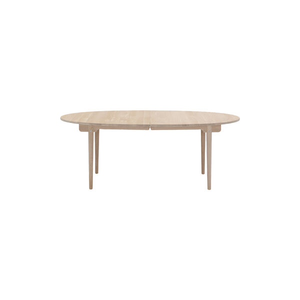 CH338 Dining Table, white oiled oak, Carl Hansen & Søn