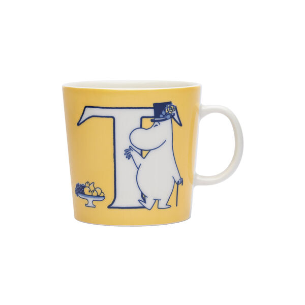 Moomin Mug 40 cl Alphabet T, Moomin Arabia