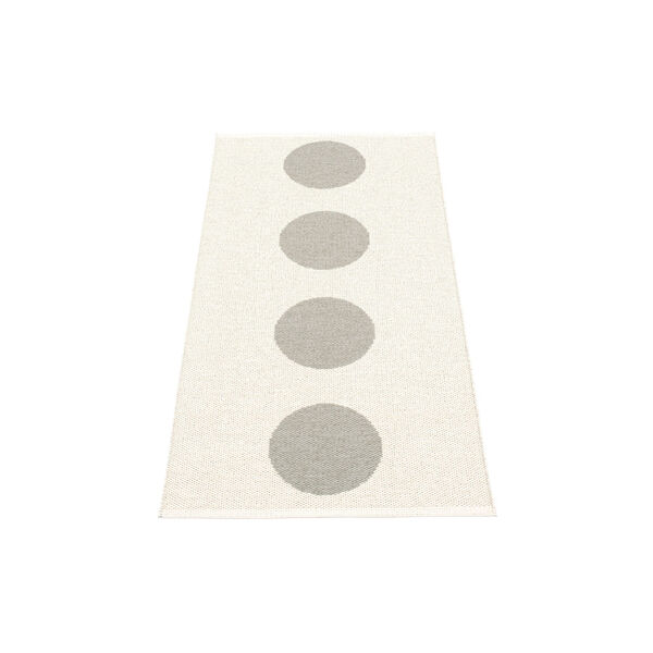 Vera Plastic Rug, warm grey/vanilla, Pappelina