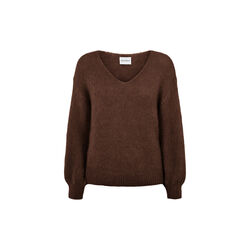 Milana LS Alpaca Pullover, cocoa, Americandreams