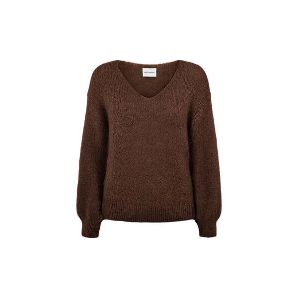 Milana LS Alpaca Pullover, cocoa, Americandreams