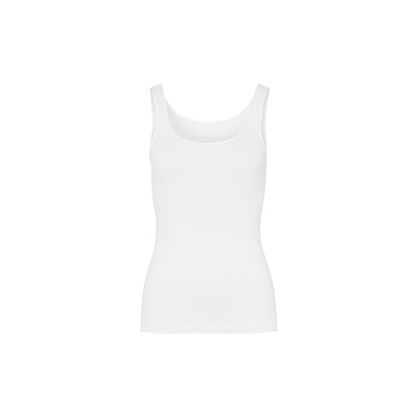 Cotton Seamless Tank Top, white, HANRO