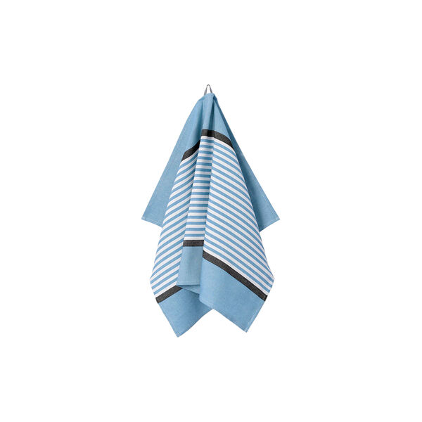 ABILD Tea Towel, bright blue, Georg Jensen Damask