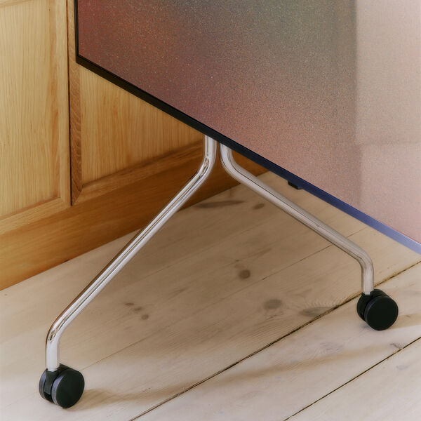 Moon Rollin', chrome Moon Rollin', chrome, Pedestal