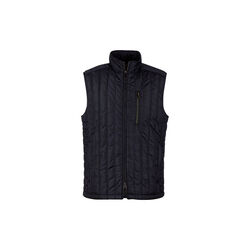Vest Quilted Zip Nylon, navy, Stenströms