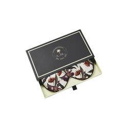 Eye Mask, cream hibiscus, Fan Palm