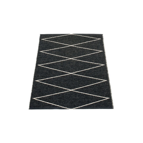 Max Plastic Rug, black/vanilla, Pappelina