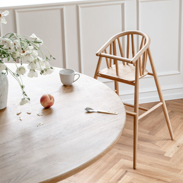 Saga Highchair, oak, OAKLINGS