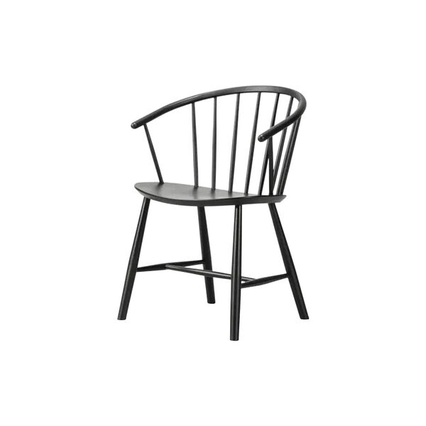 J64 Dining Chair, black ash, Fredericia Furniture