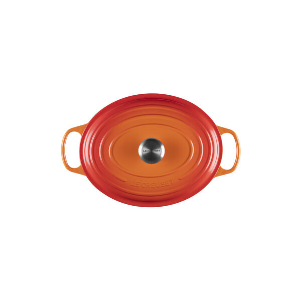 Signature cast iron oval casserole &Oslash; 31 cm, volcanic, Le Creuset