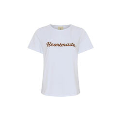 Efia logo t-shirt, white, Heartmade