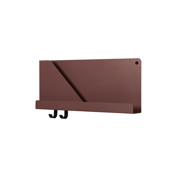 Folded Shelves, deep red, Muuto