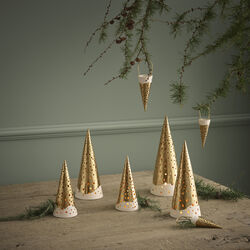 Nobili Tealight Holder High, gold, K&auml;hler