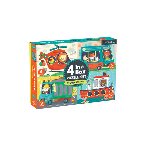 Transportation Puzzle Transportation Puzzle, Mudpuppy