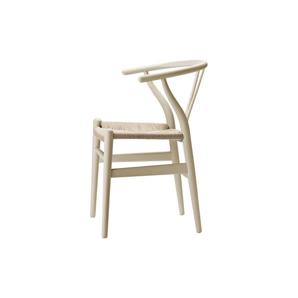 CH24 Wish Bone Chair, soft barley, Carl Hansen & S&oslash;n