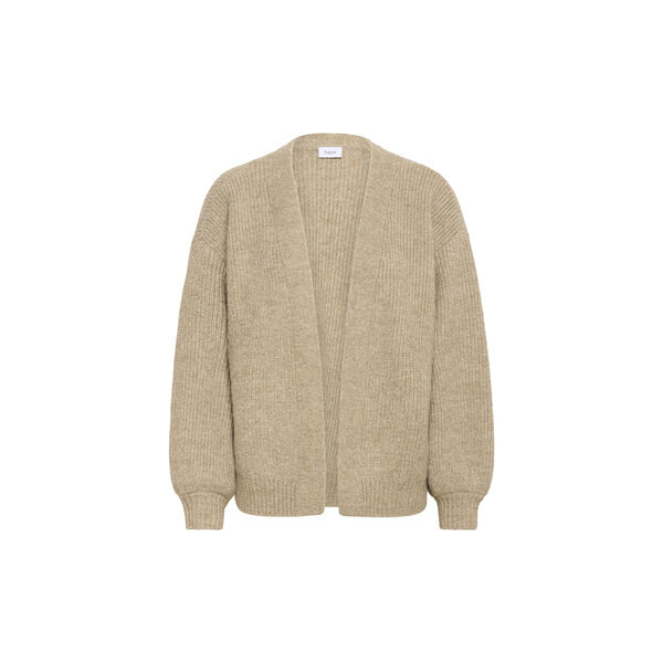 OttolineSZ Open Cardigan, tannin melange, Saint Tropez