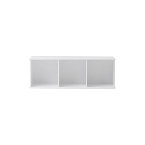 Wood Shelving Unit 3x1 Horizontal with Support, Oliver Furniture