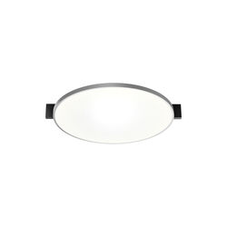 INLAY ROUND C3 Ceiling/Wall Light, matt black/satin silver, LIGHT-POINT