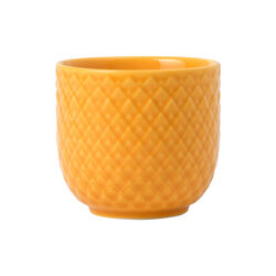 Rhombe Color Egg Cup, yellow, Lyngby Porcel&aelig;n