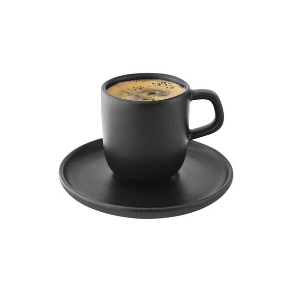 Nordic Kitchen Espresso Cup with Saucer Nordic Kitchen Espresso Cup with Saucer, Eva Solo