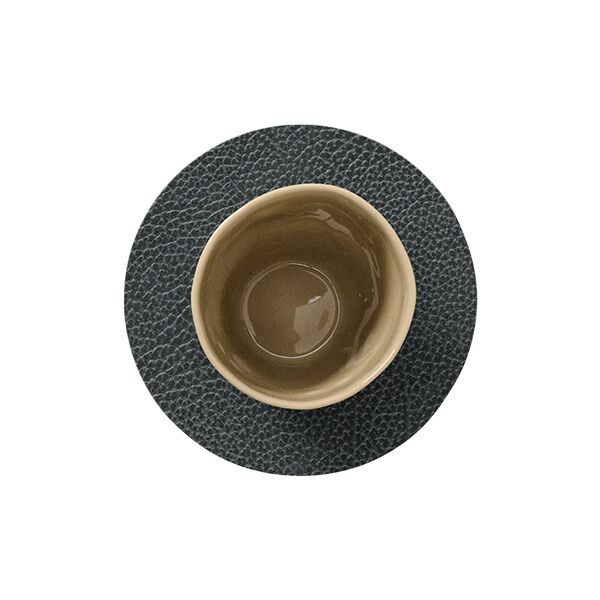 Hippo glass mat Circle, anthracite, LIND DNA