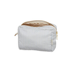 Makeup Bag, classic stripes blue/praline, Cam Cam Copenhagen