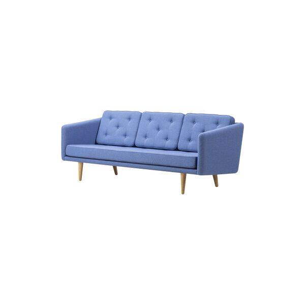 No. 1 2003 3-seater Sofa, Re-wool 0767/oiled oak, Fredericia Furniture