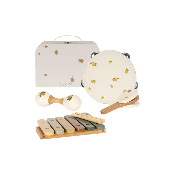 Music Set Glossy, lemon Music Set Glossy, lemon, Konges Sløjd