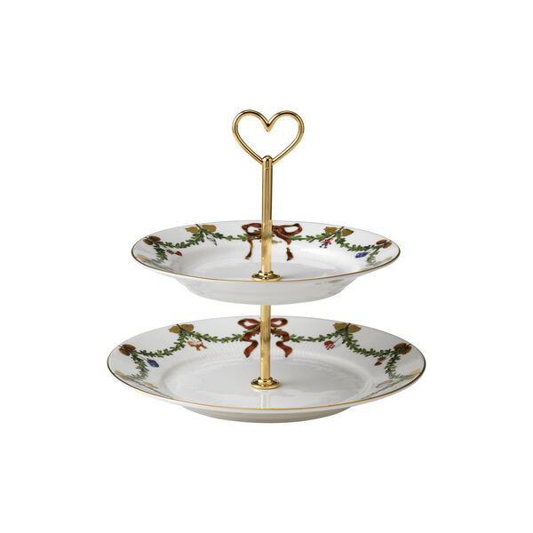 Star Fluted Christmas Étagère, Royal Copenhagen