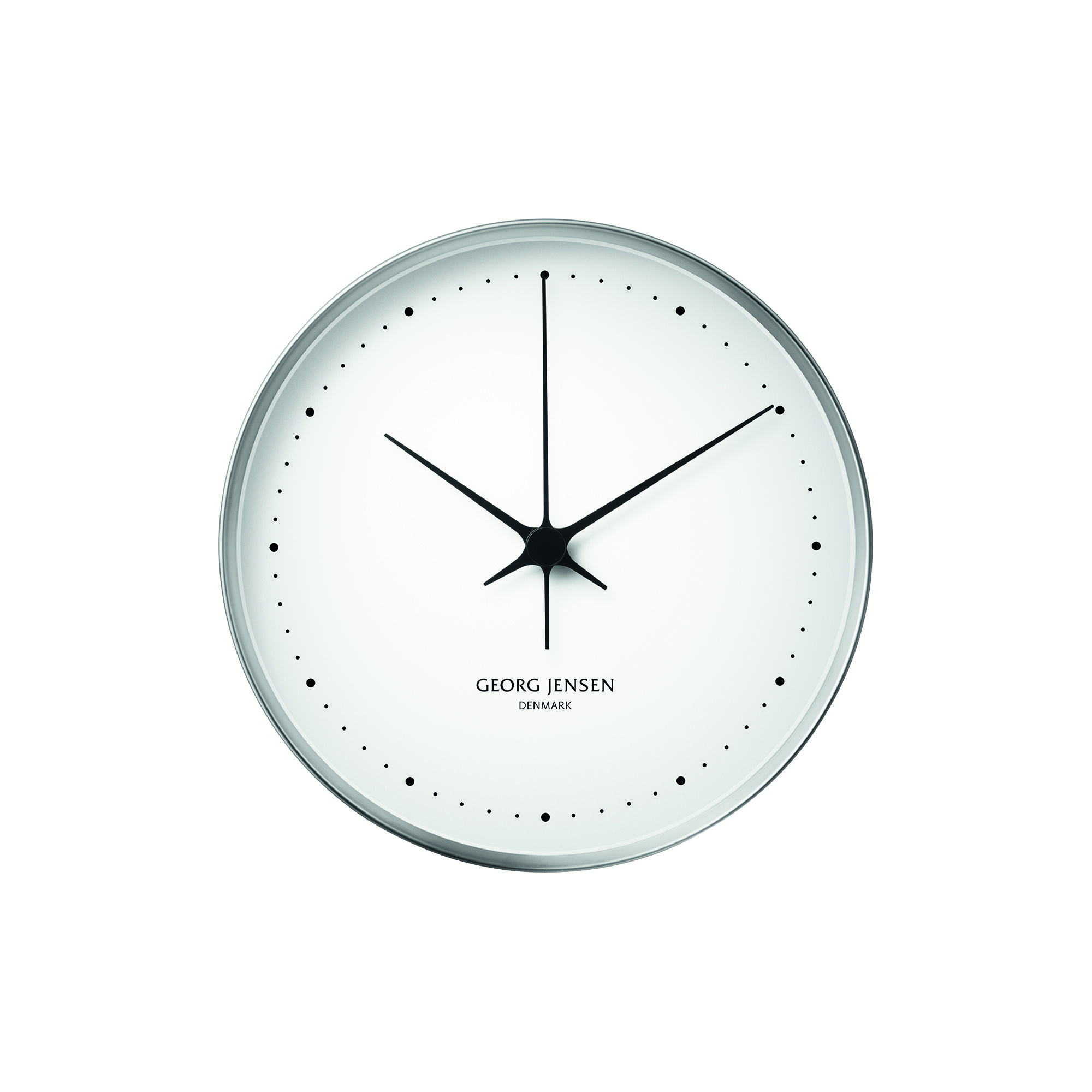 Koppel Wall Clock, white/steel
