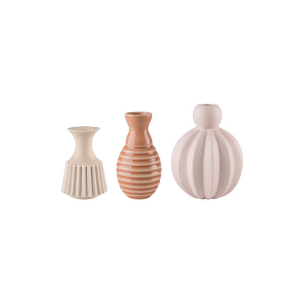 Samsurium Minibell Vase Set, coral, Dottir Nordic Design