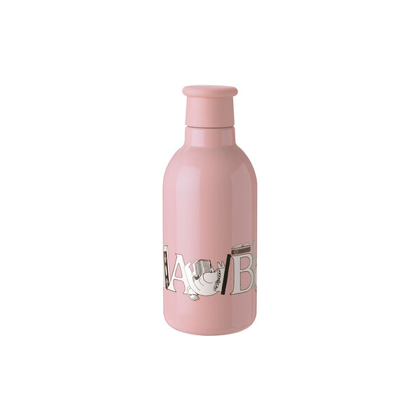 Moomin ABC vacuum insulated bottle 0,5 L, moomin salmon Moomin ABC vacuum insulated bottle 0,5 L, moomin salmon, RIG-TIG