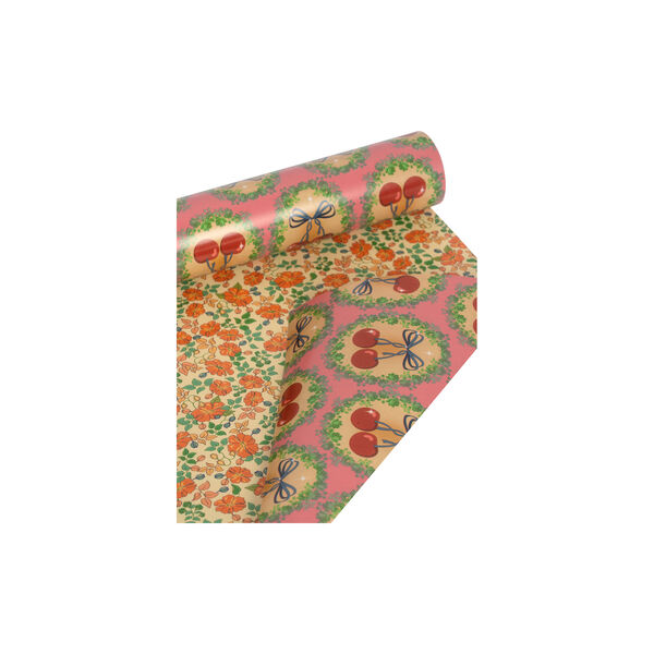 Wrapping Paper, cherry bow/kaluka, Konges Sløjd