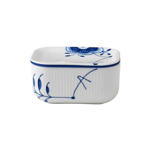 Blue Fluted Mega Butter Jar with Lid Blue Fluted Mega Butter Jar with Lid, Royal Copenhagen