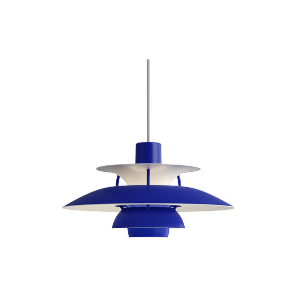 PH 5 Mini Monochrome Pendant, blue, Louis Poulsen