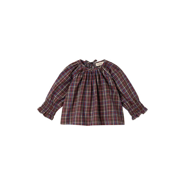 Tonala | Chocolate Check | Blouse, MarMar Copenhagen