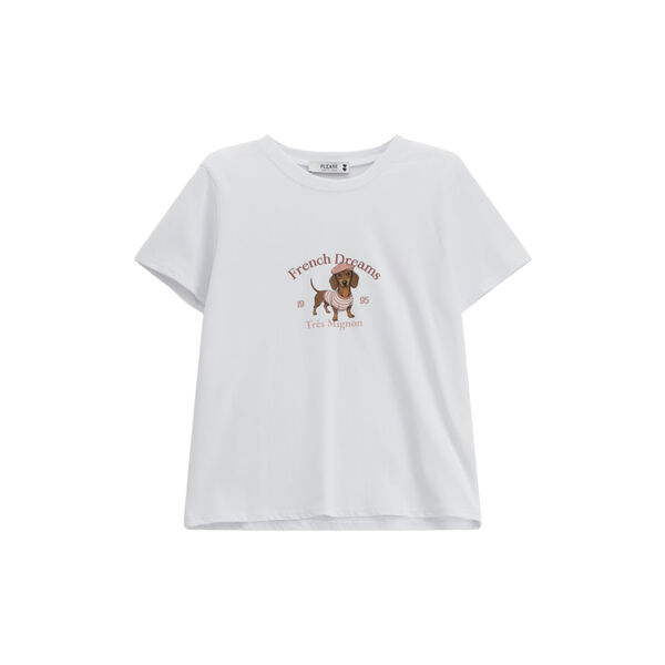 T-Shirt, bianco, Please