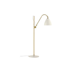 Bestlite BL3 M Floor Lamp, soft white semi matt/brass, GUBI