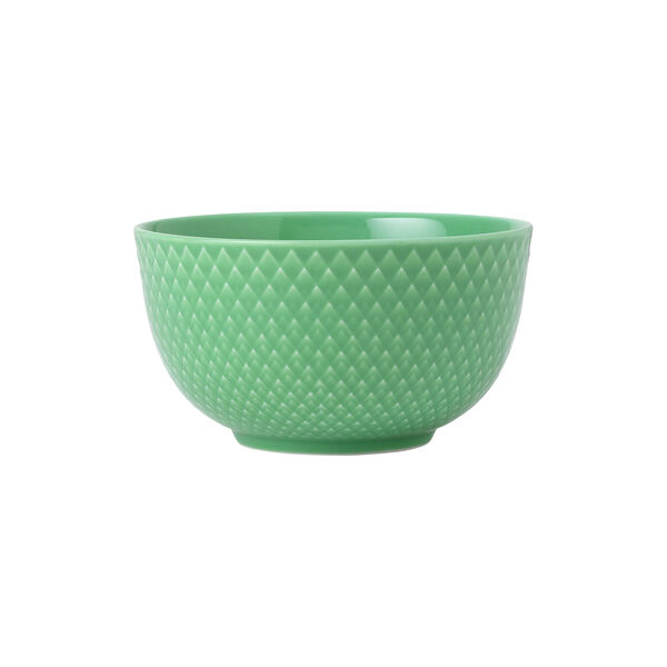 Rhombe Color Bowl, green, Lyngby Porcel&aelig;n