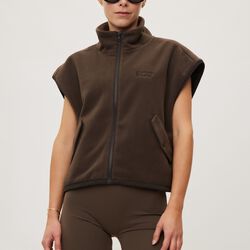 Gilet Polar Fleece Campfire, coffee, Rethinkit
