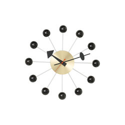 Ball Wall Clock, black, Vitra 