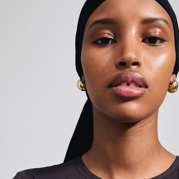 INTENT Earrings, gold plated, Pilgrim