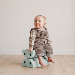 Kids Stool, ocean mint/forest green, MODU