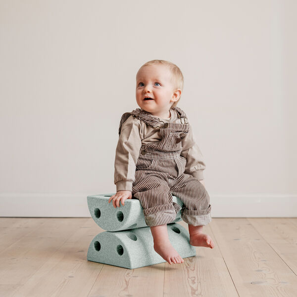 Kids Stool, ocean mint/forest green, MODU