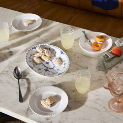 Blue Fluted Full Lace Dish Oval, Royal Copenhagen