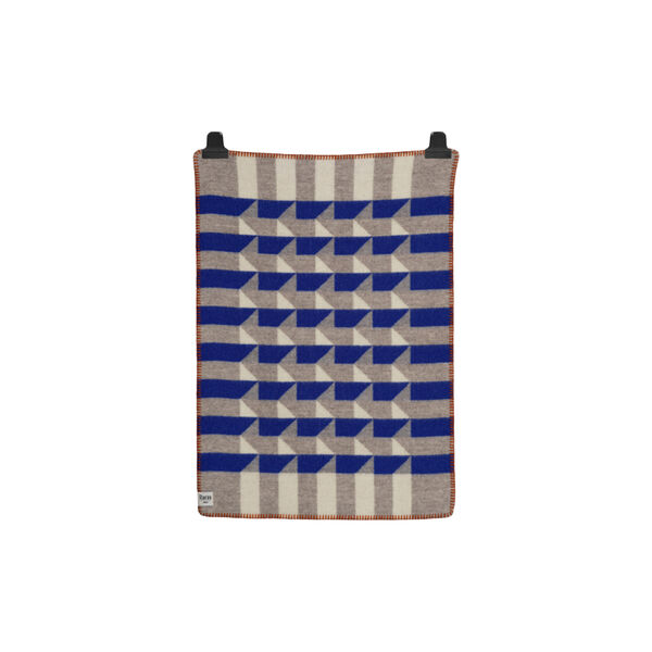 KVAM Baby Size Throw, blue, R&oslash;ros Tweed