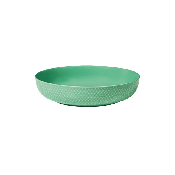 Rhombe Color Serving Bowl, green, Lyngby Porcelæn